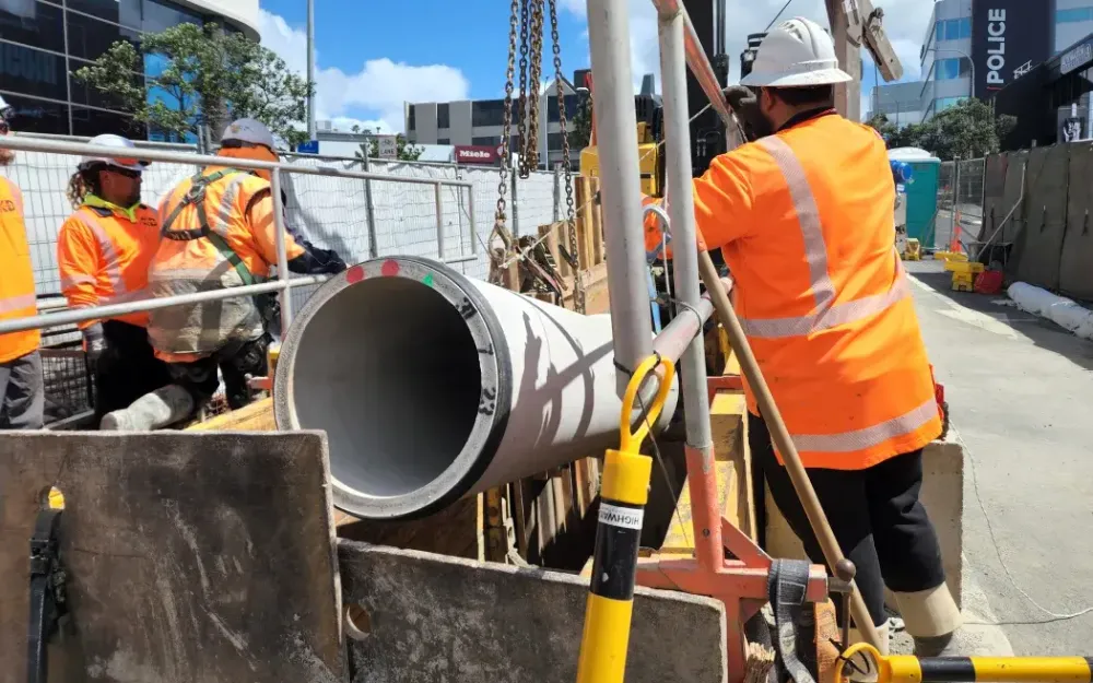 Obras de agua potable y alcantarillado